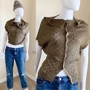 NWOT - Two-Way Taupe Top